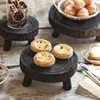 Tripod Wooden Pallet Storage Tray Tea Tray Cake Plate Dessert Plate Refreshment Tray Display Stand Photo Props Decorative Trays 1