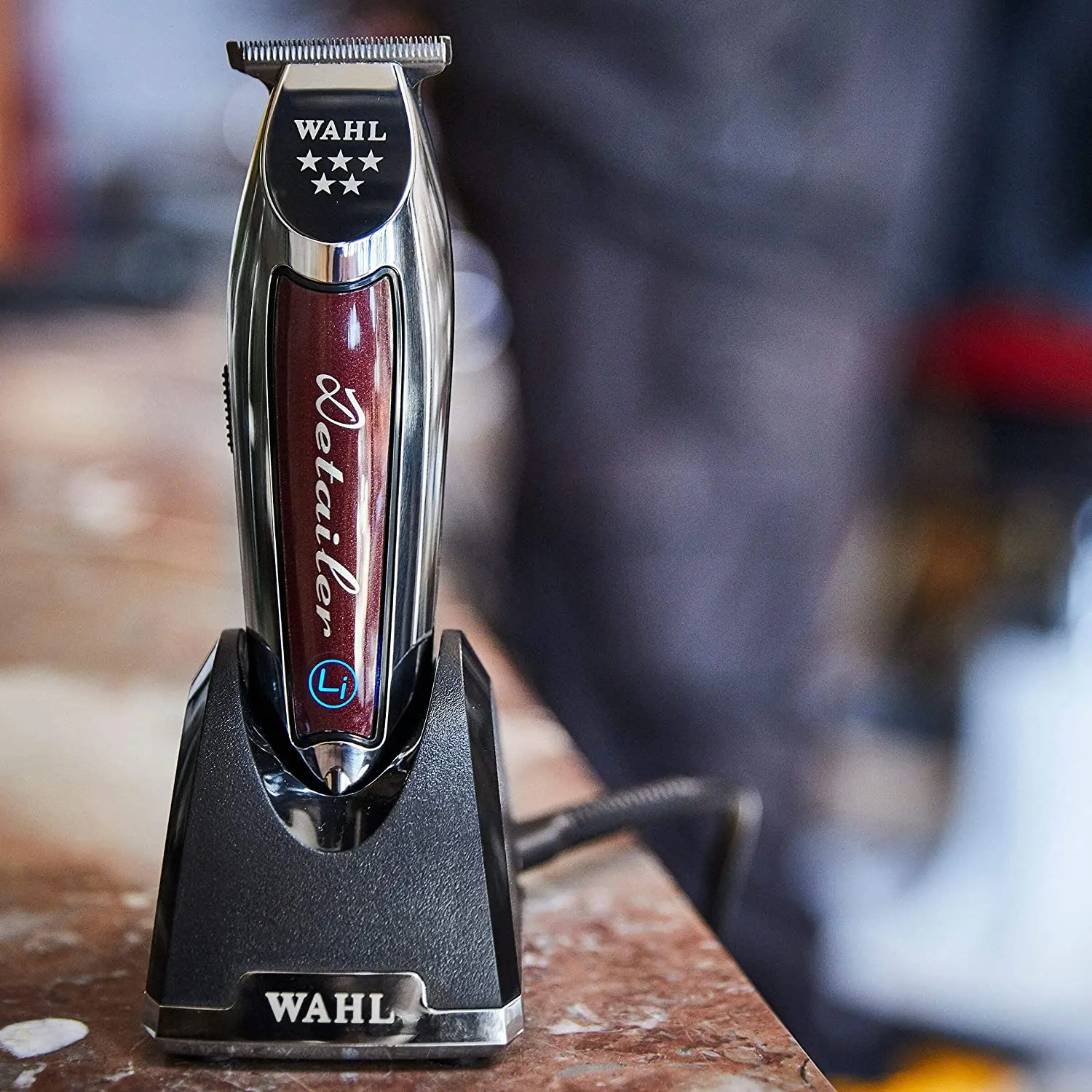 Wahl 8171 전문 5 성 무선 디테일러 매직 클립 헤어 클리퍼 남성용 트리머, 이발사 헤어 커팅 머신
