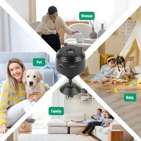 Mini caméra WiFi A9, enregistreur vidéo, moniteur intelligent, trépied 3