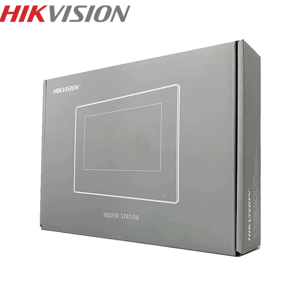 

HIKVISION DS-KH6320-WTE1 IP Indoor Station WiFi Door Viewer Doorbell Two-Way Talk 7“ Touch-Screen DC12V PoE SD Card EZVIZ