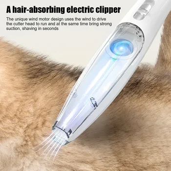 Dog Hair Clipper For Paw Fur Grooming Vacuum Pet Hair Cutting Machine Trimmer Shaver For Dog Cats Eyes, Ears, Face, Rump 3