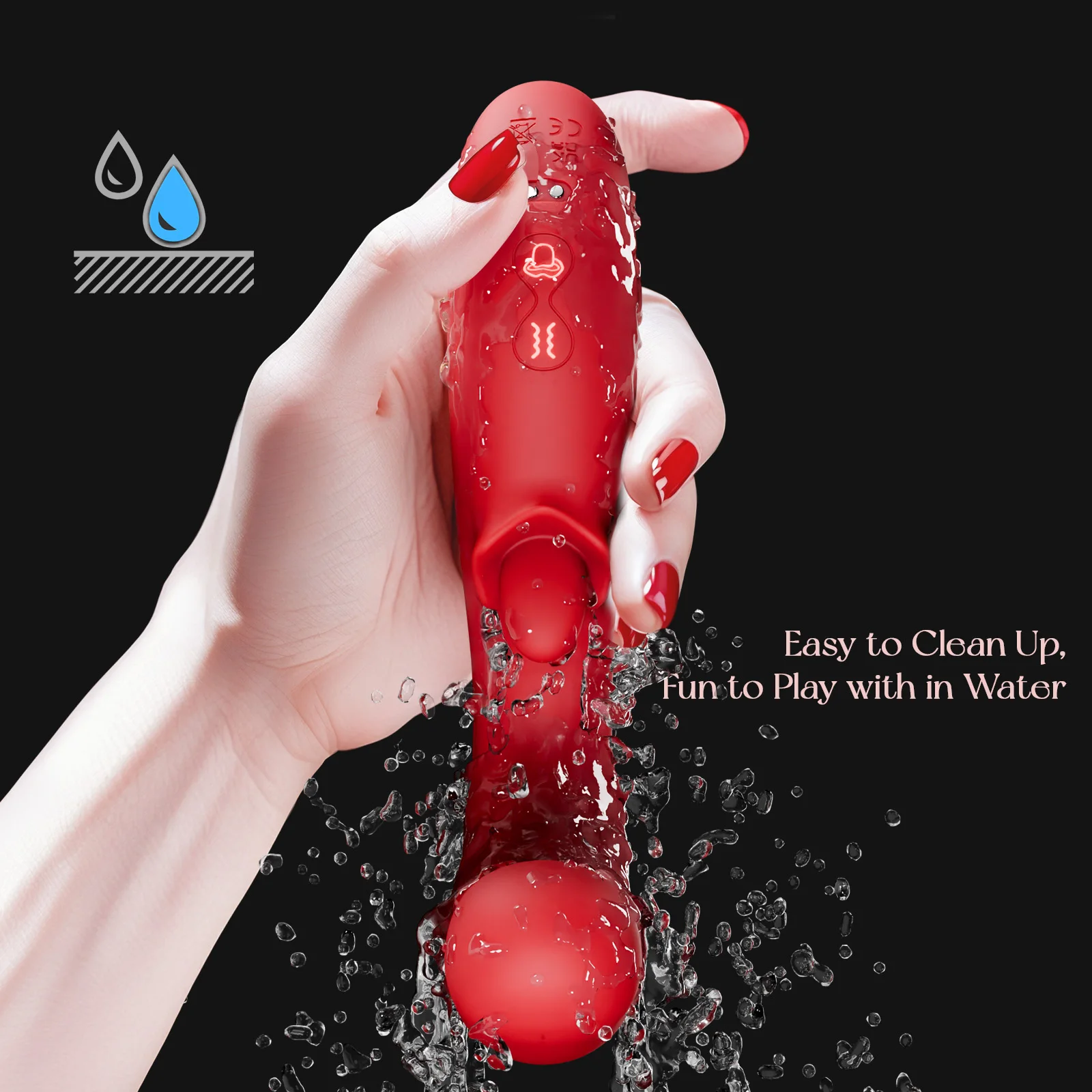 2 in 1 Clitoral Vibrators for Women 360 Rotation Tongue Thrusting Massager Female Dildo Vagina Masturbator Adult Sex Toys 18 female sex toys clit sucking vibrator clitoris vibrator vibrator sex toy