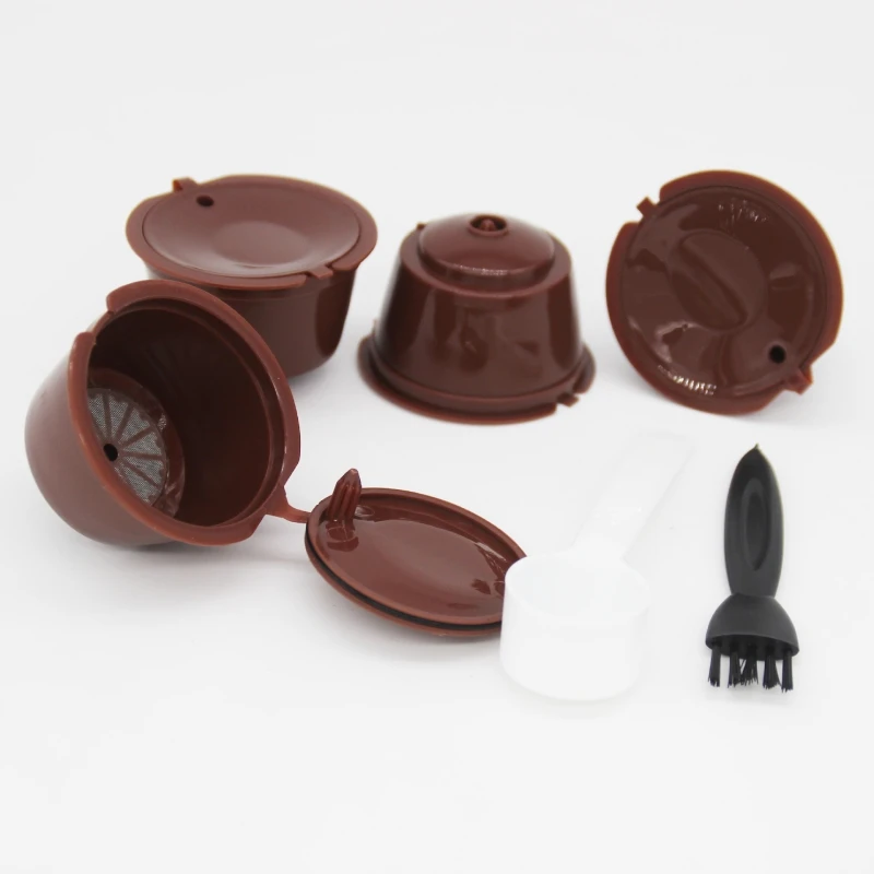 Kit Di Capsule Di Caffè Riutilizzabili Da 3 Pezzi Per Dispenser Di Tazze Filtranti Compatibili Con Capsule Ricaricabili Nescafe Dolce Gusto Machine