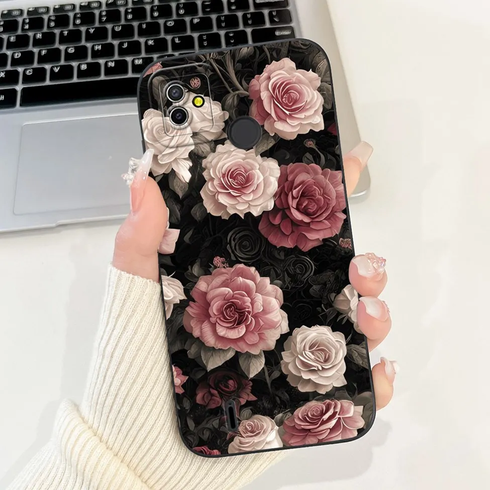 Silicone Cute Fashion Butterfly Flower Love Painted Phone Case