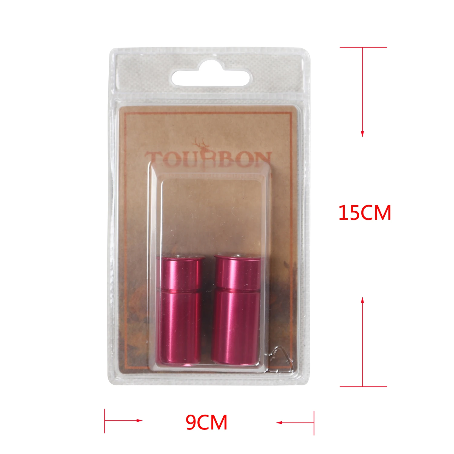 Tourbon Hunting Accessories Aluminum Snap Caps for Shell 12 Gauge Durable Blue/Red 3