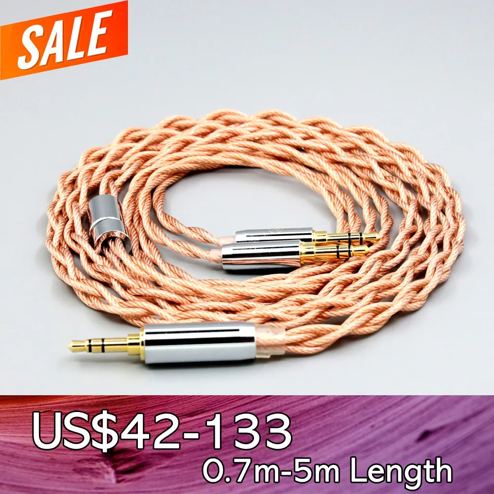 

Graphene 7N OCC Shielding Coaxial Mix Earphone Cable For Onkyo A800 Philips Fidelio X3 Headphone 3.5mm Pin