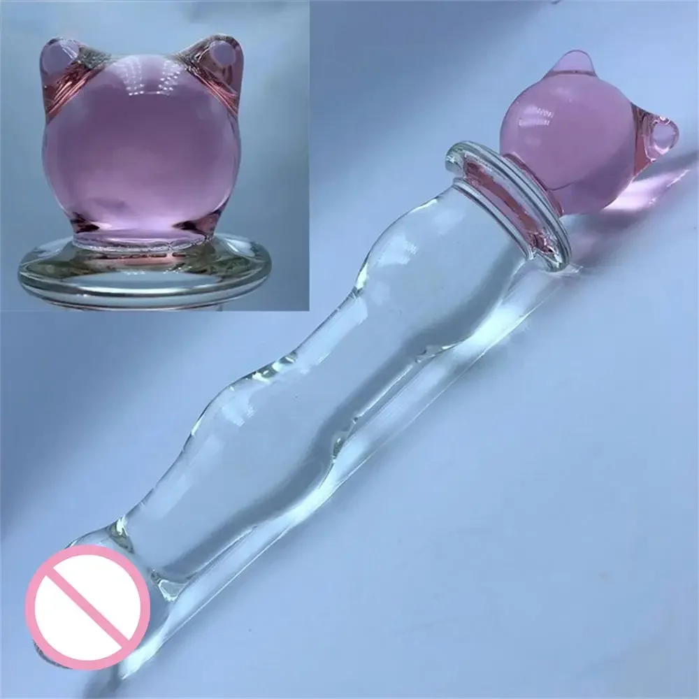 Glass Didlo For Women Vargin Dildo For Man Ano Sexy Porn Body Lingerie Women Soft Silicone Plug Vibratore 3D Ans Sex