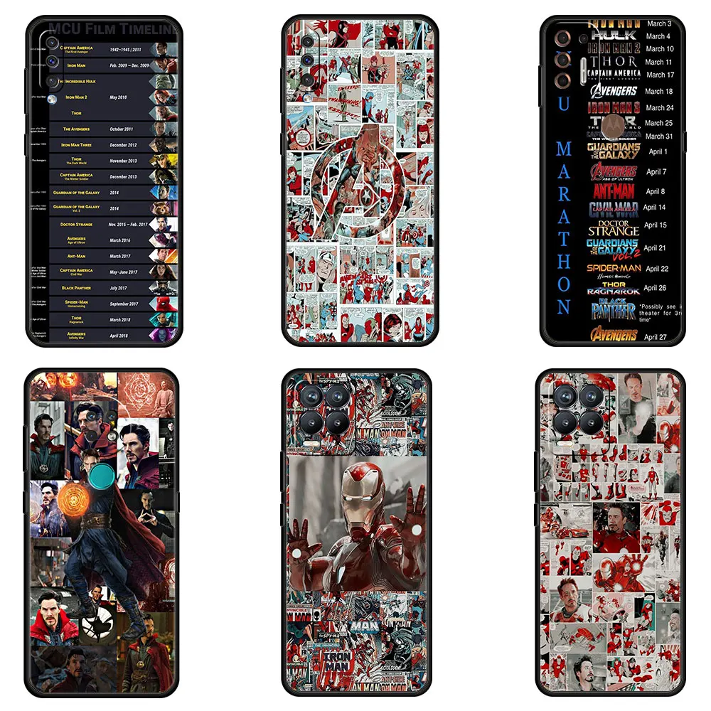 Чехол для телефона с героями фильмов Marvel Samsung Galaxy A50 A70 A40 M31 чехол MOTO g8 g9 plus one fusion