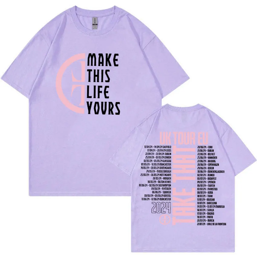 Take That This Life on Tour 2024 New T Shirt Man Woman's