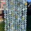A++ Natural Aquamarine 6mm Healing Crystal Beads for Jewelry Making Bracelet DIY Accessories 2