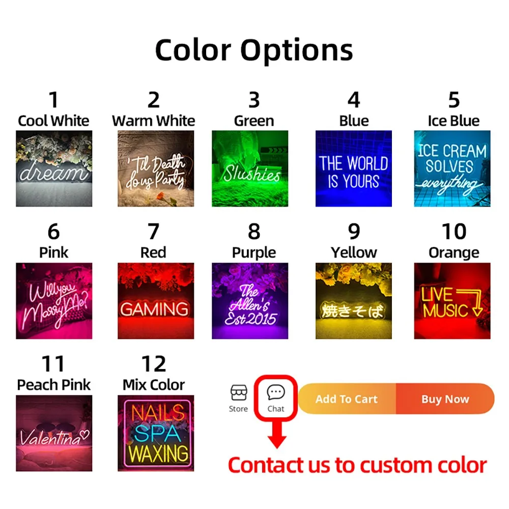 Customize Neon Sign Personalized Name Sign Led Neon Night Light Birthday Gift Room Bedroom Decoration Wall Wedding LED Neon Lamp 5