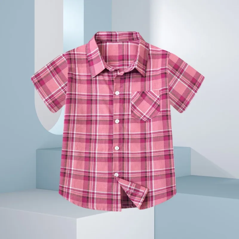 Children's Checked Shirt for Boys and Girls