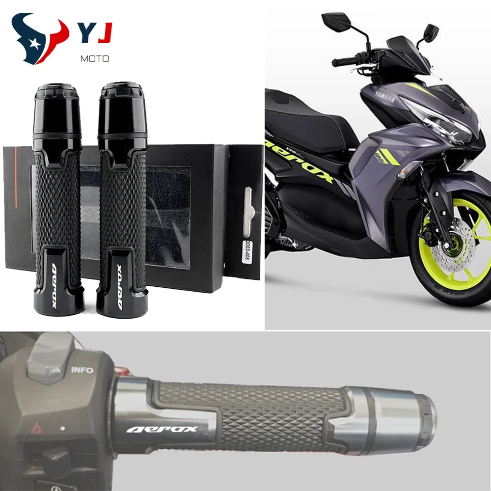 

Алюминиевые и резиновые ручки для мотоциклов Yamaha Aerox NVX 125 155 QBIX NVX155 QBIX125 2017-2019