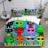 New 3d Print Game Sprunki Bedding Sets Bed Cover Comforter Duvet Cover Pillow Case 2-3 Pieces Sets Kids Adult Bedroom Decoration 1