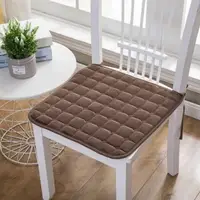 Chair Mat Plush Square Seat Pad for Home Office Comfort Non-slip Chair Cushion for Indoor Outdoor Dining Chairs for Ultimate 6