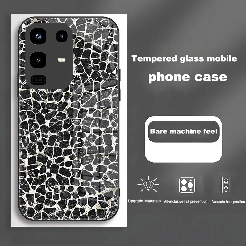 Premium Shockproof Phone Case with Tempered Glass Shell - Enhanced Protection and Style