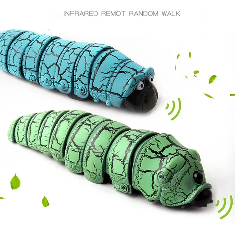 Infrared Remote Control Caterpillar Toy Funny Rc Animal Toy Novelty Gaggle Toy Tricky Toys Reptile Insect Electric 2