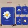 Luggage Cover Elasticity Dust-proof Travel Accessory Covers Apply To 18-32 Inch Suitcase Daisy Print Trolley Protective Case2023 1