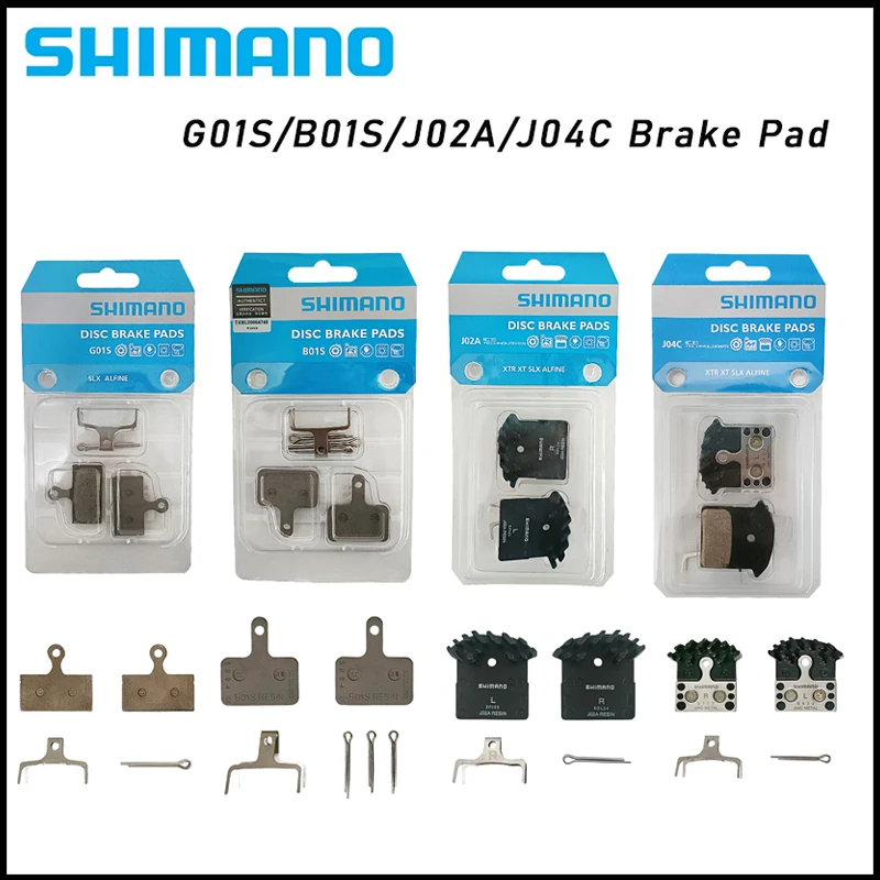 

SHIMANO B01S G01S J02A J04C Brake Pads Resin Disc Brake Pads For MTB MT200 / M315 Br-M485 M445 M446 M447 M395 M355 M575 M475