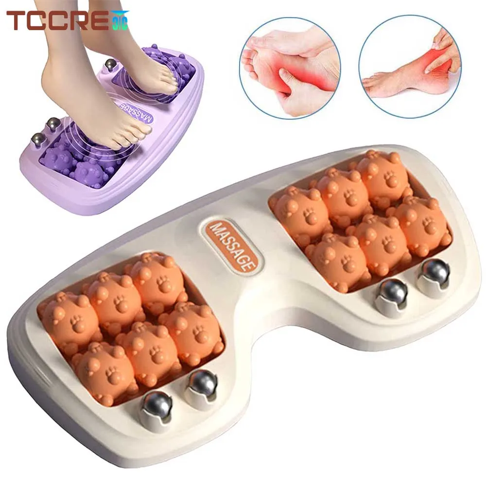 Dual Foot Roller Massager Reflexology Acupressure Trigger Point Therapy Men Women Heel Arch Pain Plantar Fasciitis Relief