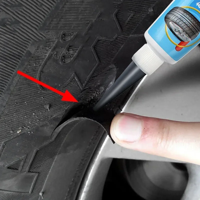Tire Repair Glue Car Motorbike Bicycle Tyre Tire Repair Sealant Liquid Rubber for Tire Repairing Glue Liquid Strong Rubber Adhesive Glue Tool