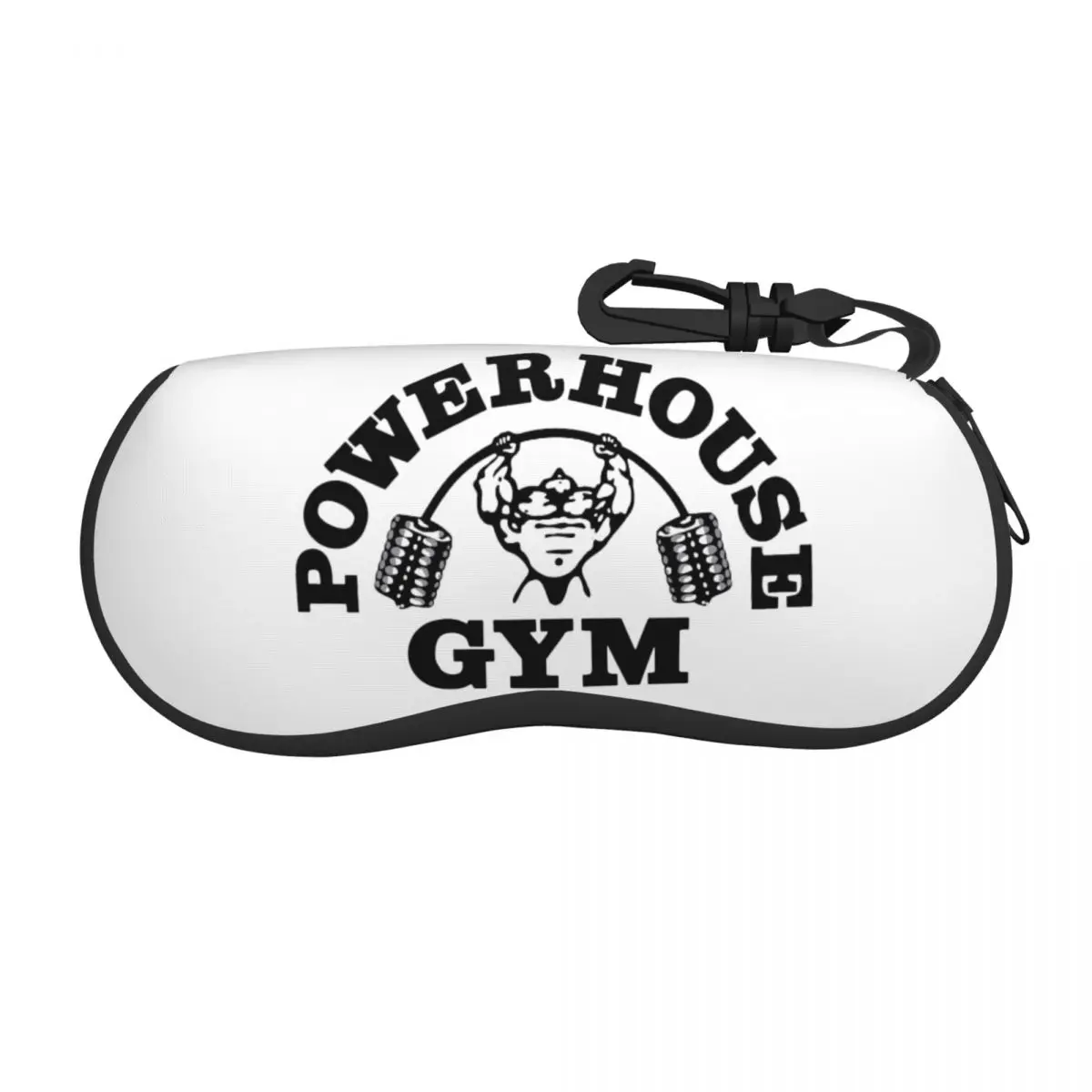 

Powerhouse Gym Eyeglass Glasses Case Women Men Soft Fitness Building Muscle Sunglasses Protective Box