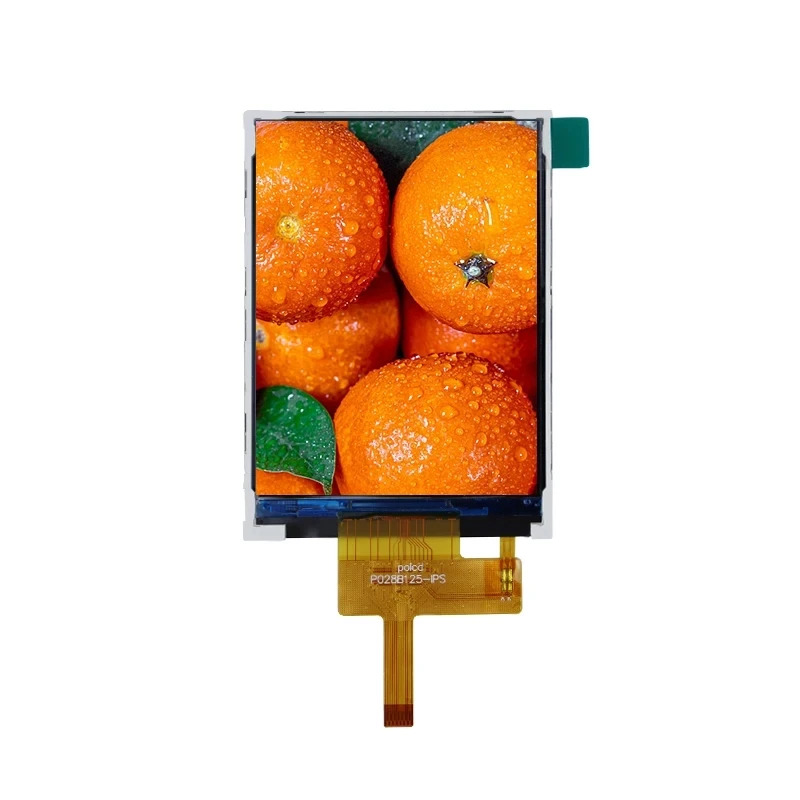 2.8 인치 IPS 풀 뷰 TFT 컬러 LCD 디스플레이, 15 핀 SPI 인터페이스, ST7789V 드라이버 칩, 3.3V