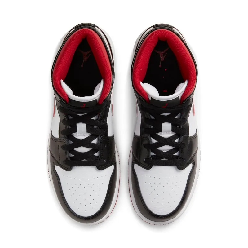 Nike AIR JORDAN 1 AJ1 black wine red toe casual shoes women's shoes men's shoes