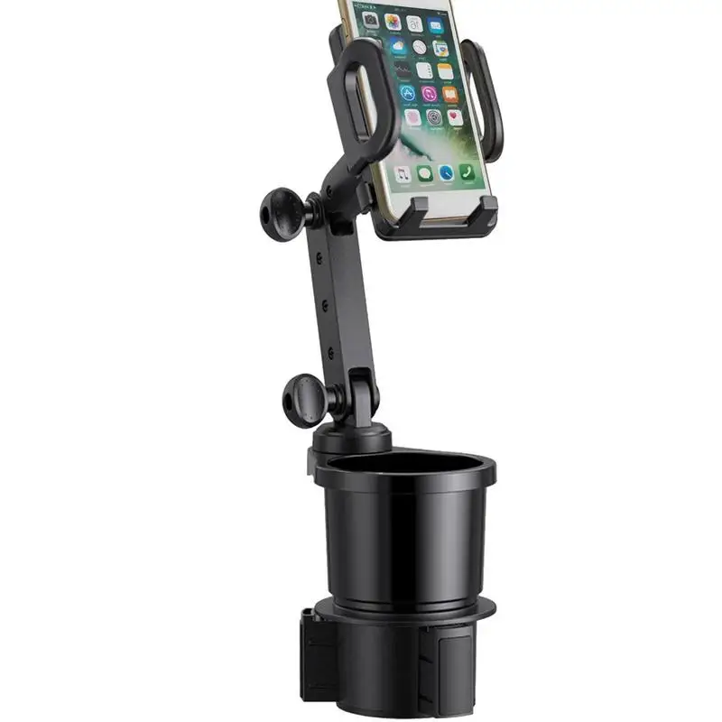 

Автомобильный держатель для чашки, держатель для телефона, универсальный автомобильный держатель для чашки и сотового телефона, простой в установке и использовании многофункциональный держатель для чашки с водой