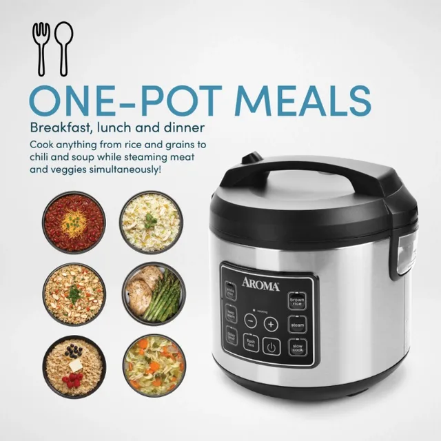 Aroma 20-Cup Programmable Rice & Grain Cooker