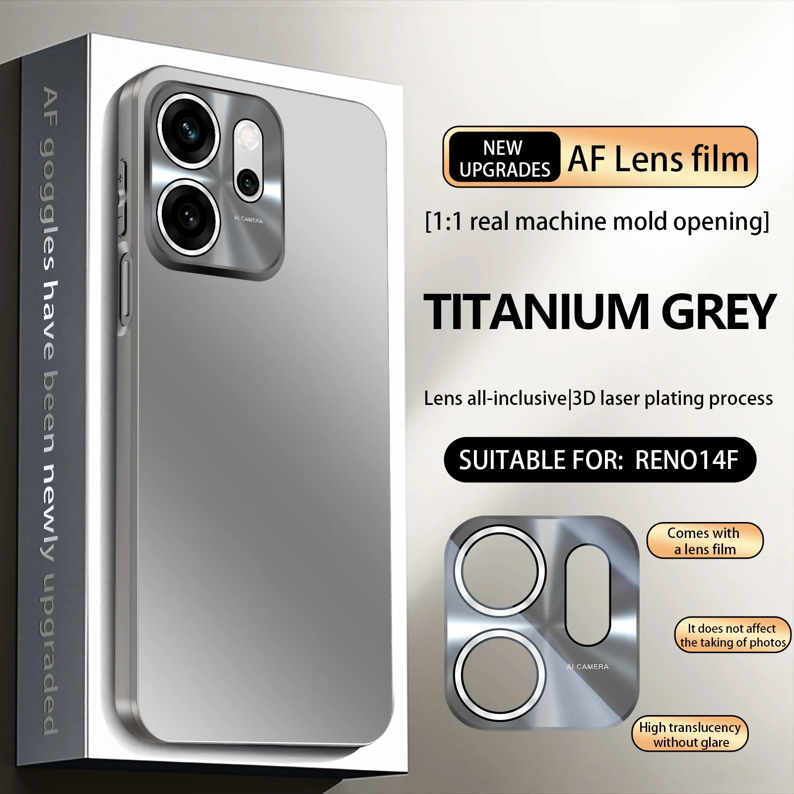 Matte Feel Phone Case with Full Lens Protection and Scratch Resistance