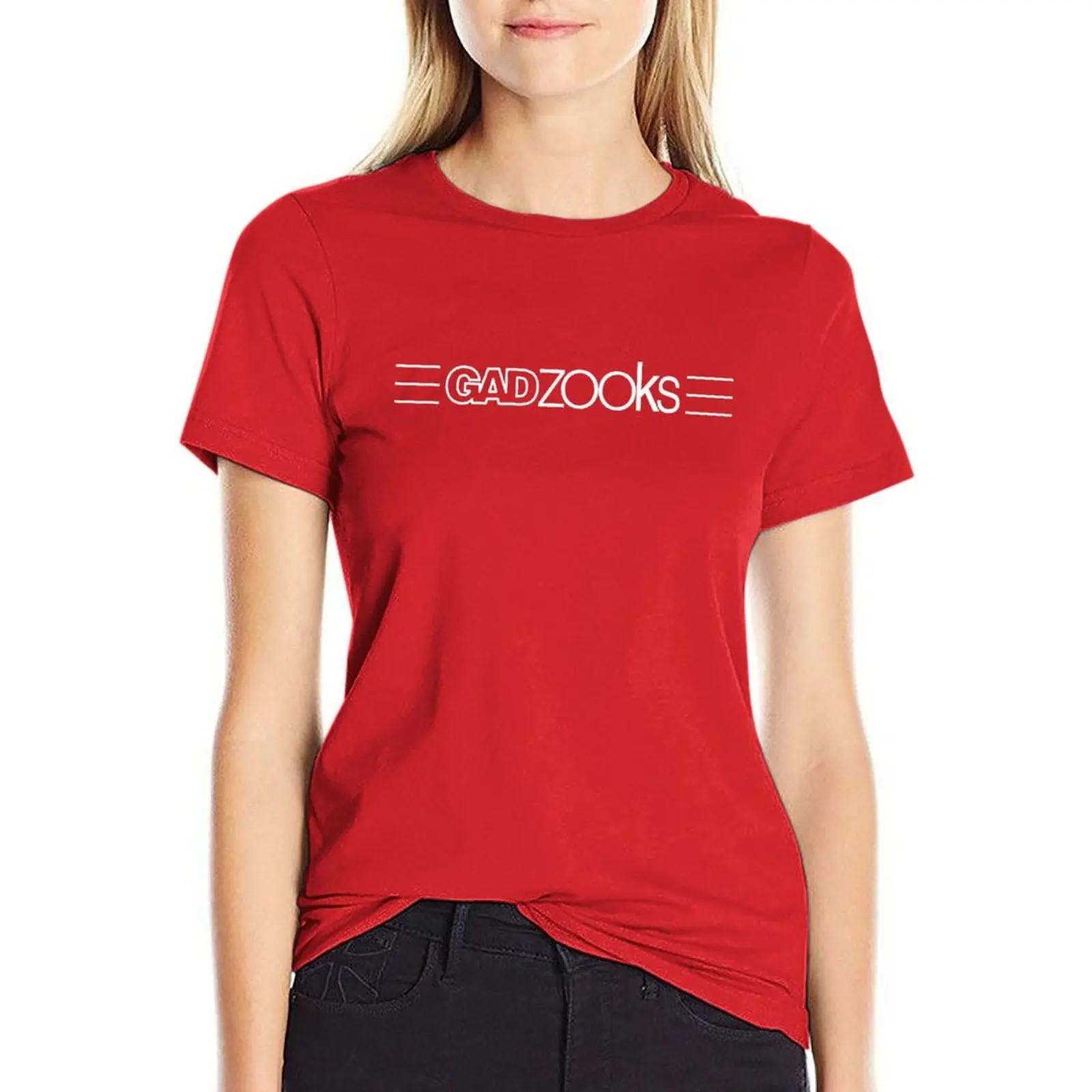 

Gadzooks T-shirt cute tops graphics hippie clothes black t shirts for Women
