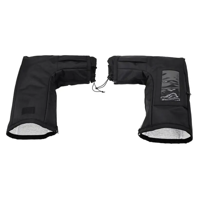 

Snowmobile Hand Covers Wind-Breaking Guard Handlebar Mittens Thermal Cover Scooter Handle Grip Gloves Winter Accessories