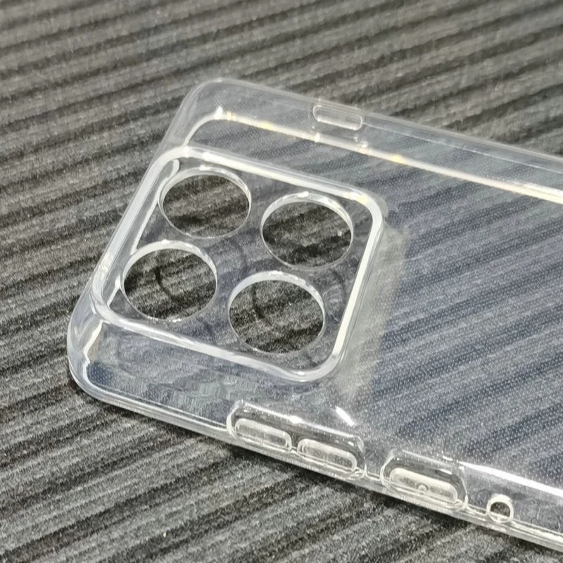 Transparent TPU Silicone Phone Case – Clear Soft Protective Back Cover