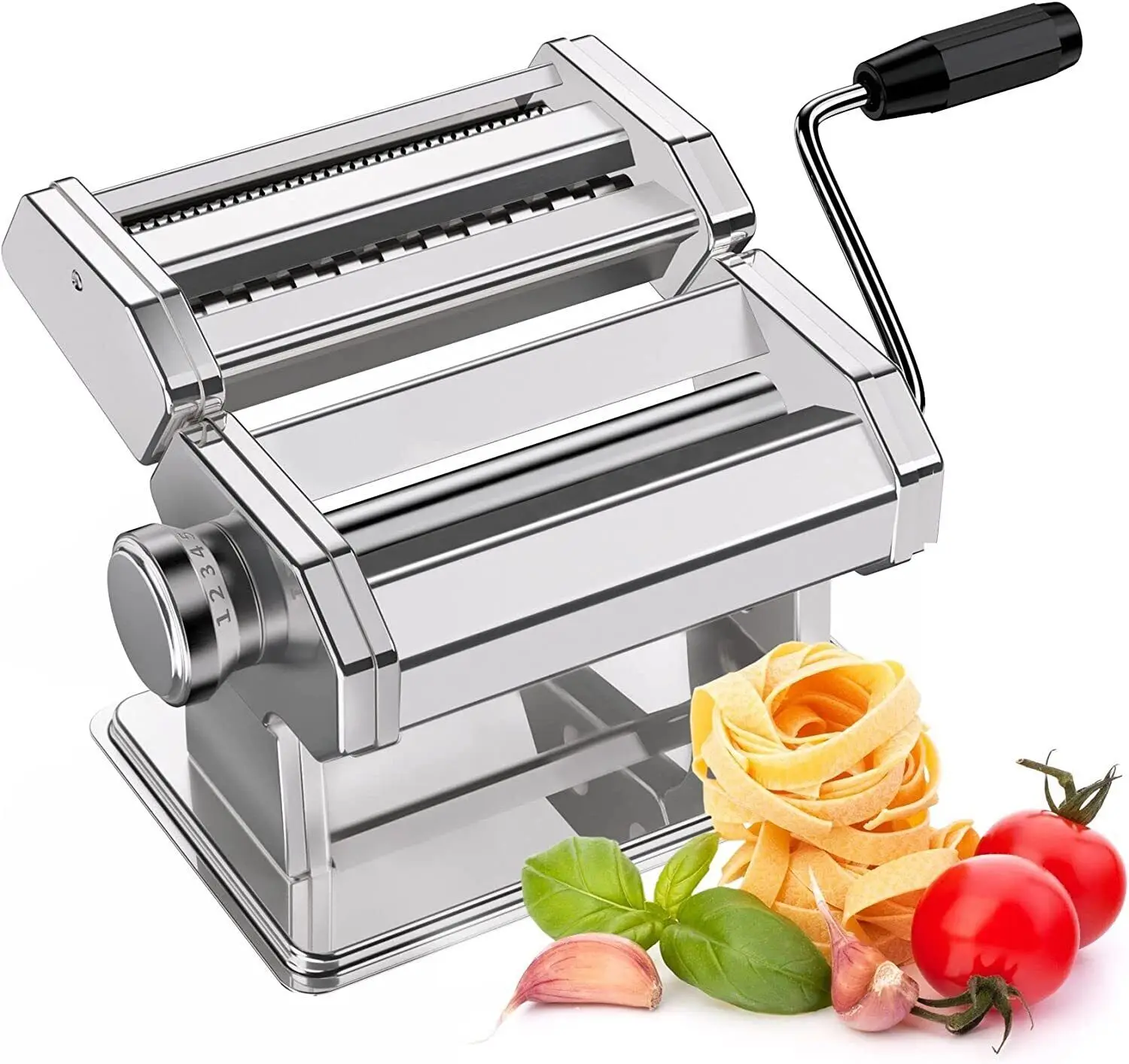 Pasta Attachment New Pasta Maker Roller Machine Fresh Noodle Spaghetti Stainless Steel