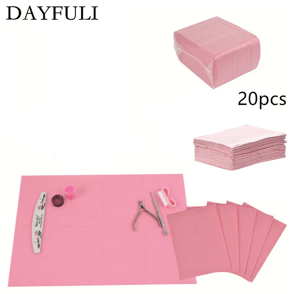 

20Pcs Disposable Tattoo Clean Pad Tattoo Table Covers Clean Pad Mat Medical Paper Tablecloths Beauty Tattoo Accessories 45*33cm