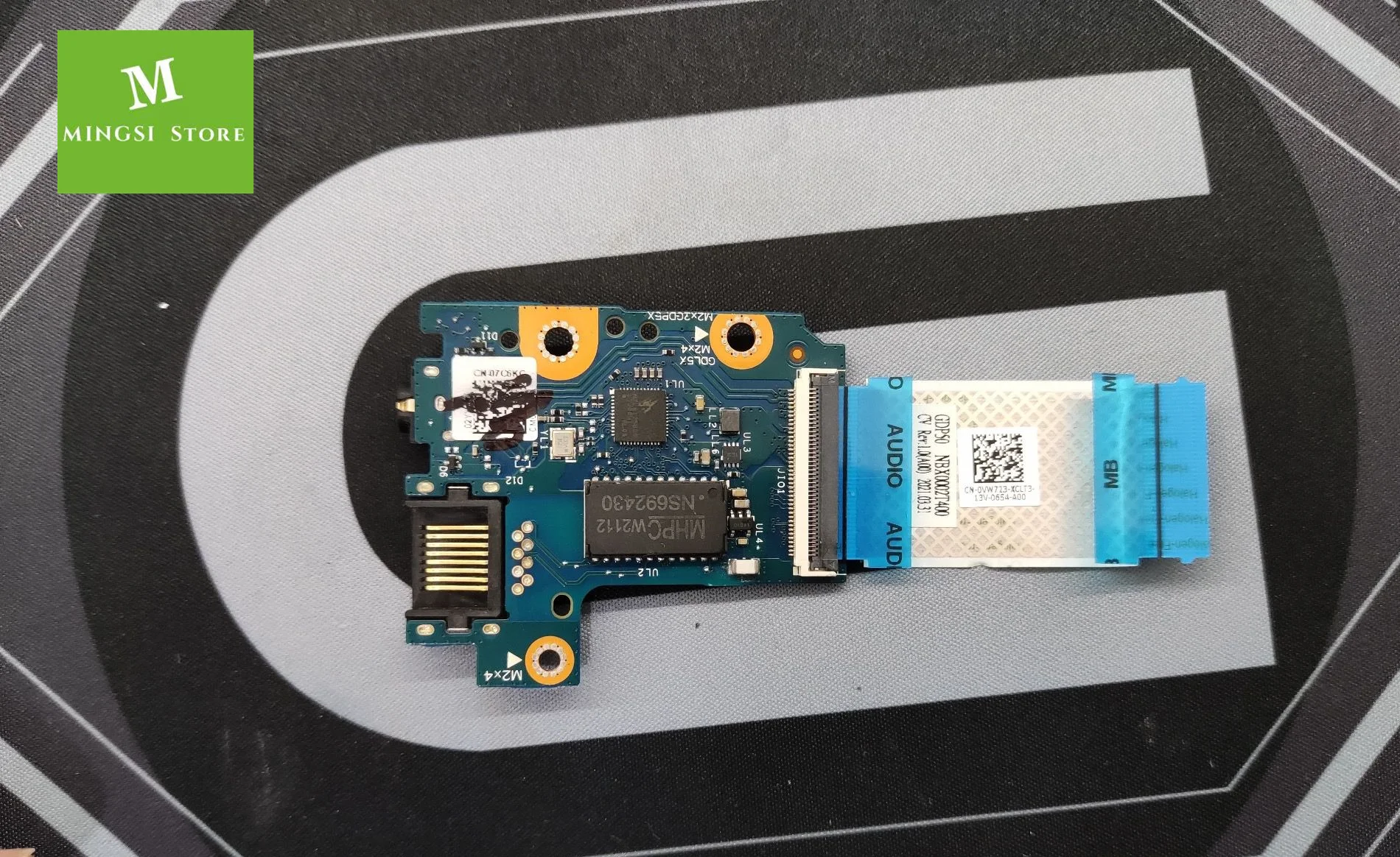 Genuine para Dell Inspiron G15 5511 Rede Placa de Áudio Ls-k66dp Cn07c6kc 07c6kc 7c6kc - Imagem 2