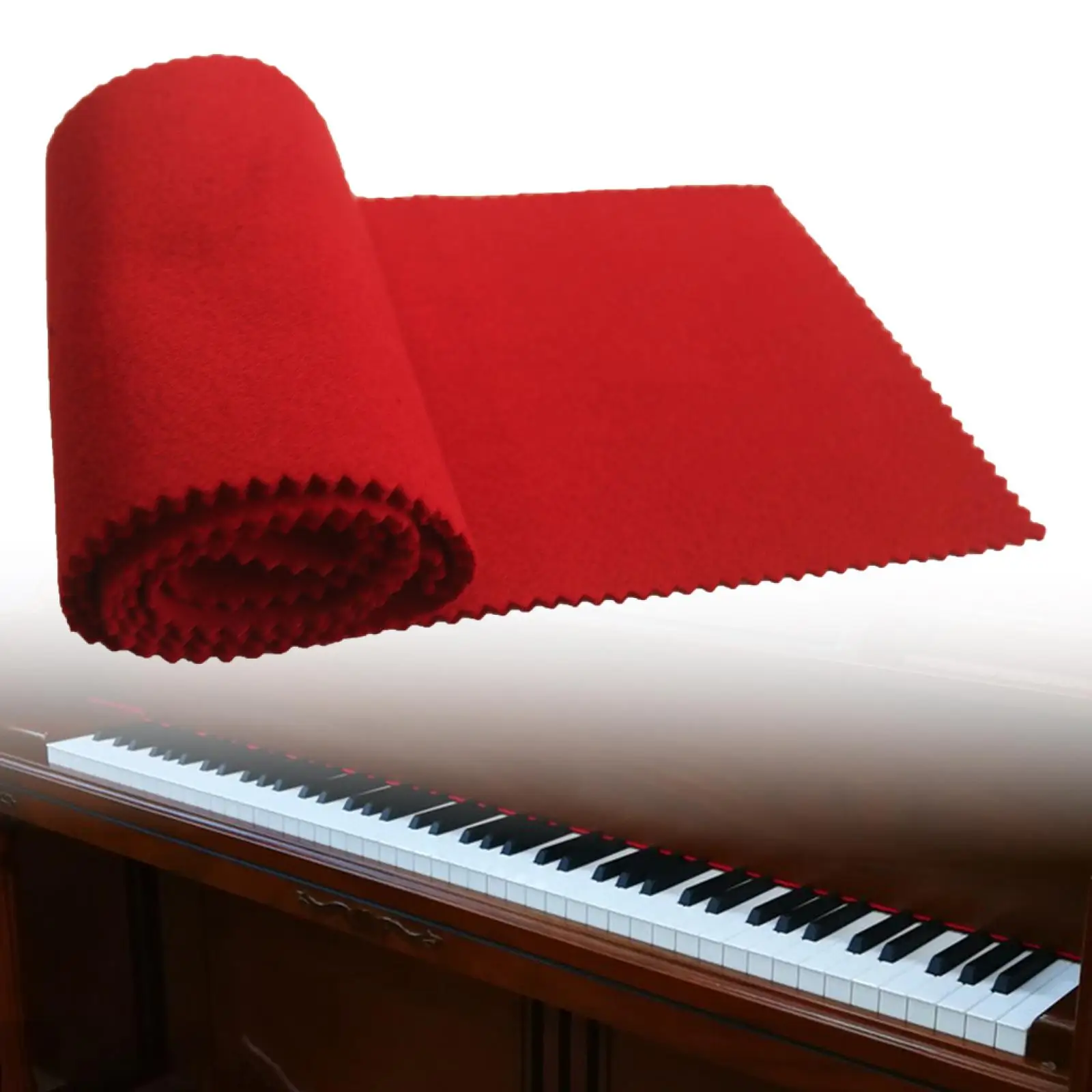 Piano Keyboard Cover for Piano Cleaning Care Dustproof for 88 Keys Electronic Keyboard Digital Grand Electric