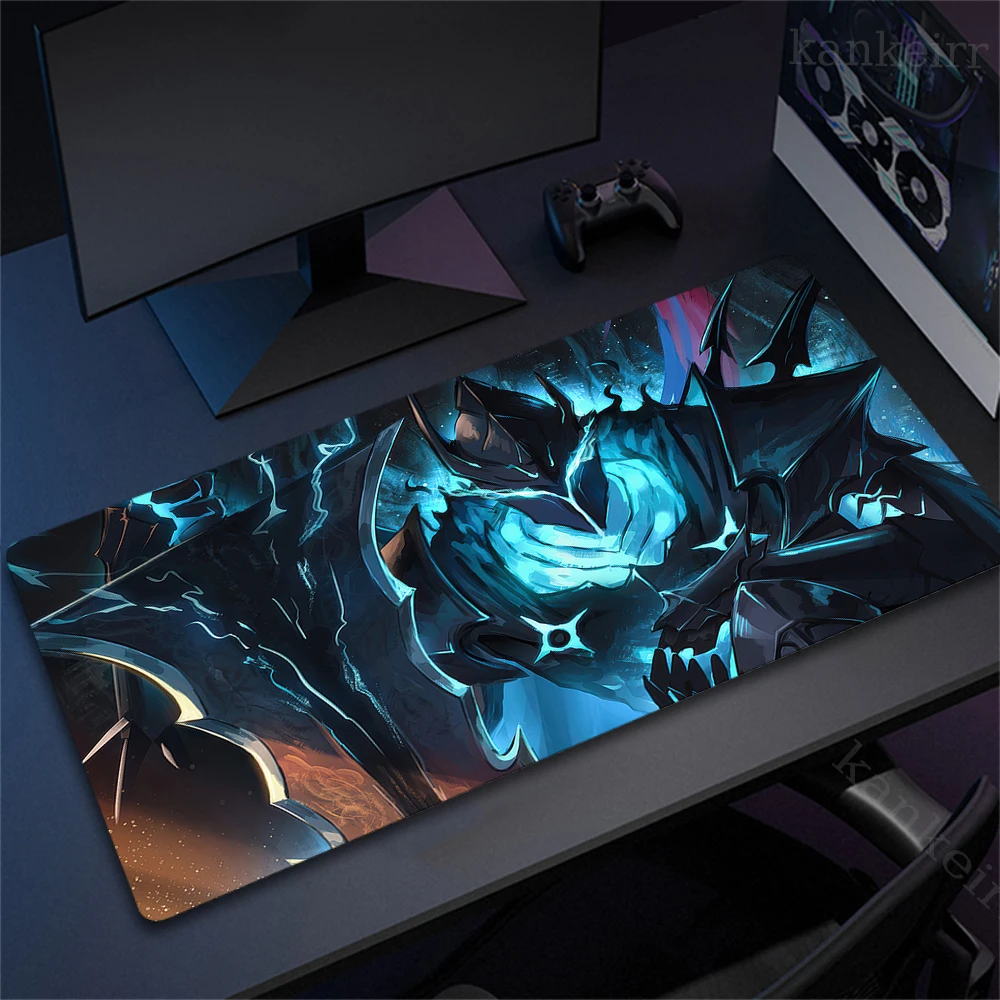 Shadow King Gaming Mousepad - XXL 90x40cm Non-Slip Desk Mat with Locking Edge