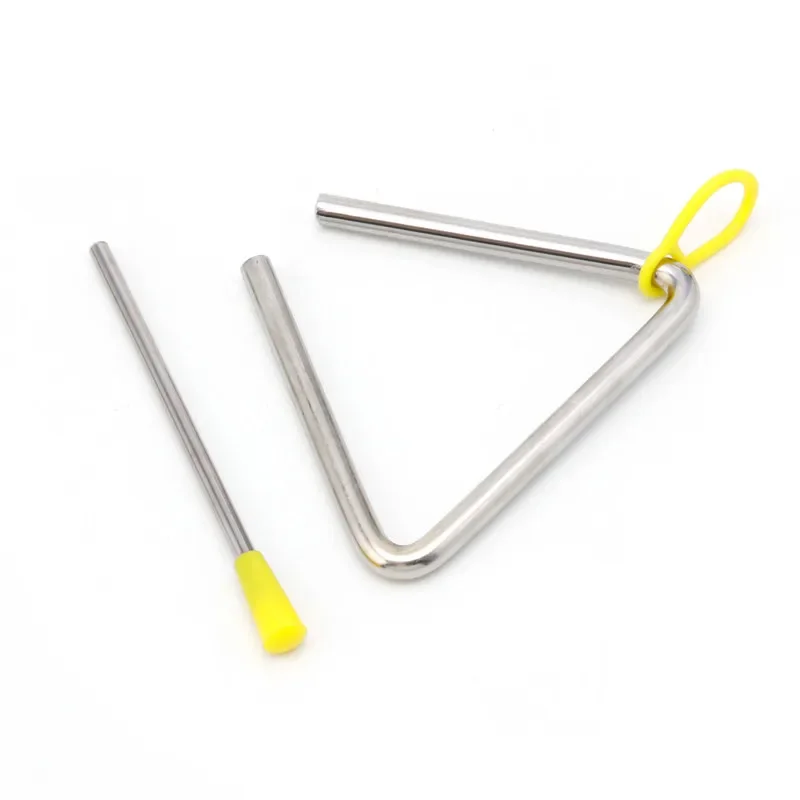 Description Picture 6 of itemTriangle Orff Musical Instruments for Children, Band Percussion Educational Musical, Triangolo 4 ", 5", 6 7", 8