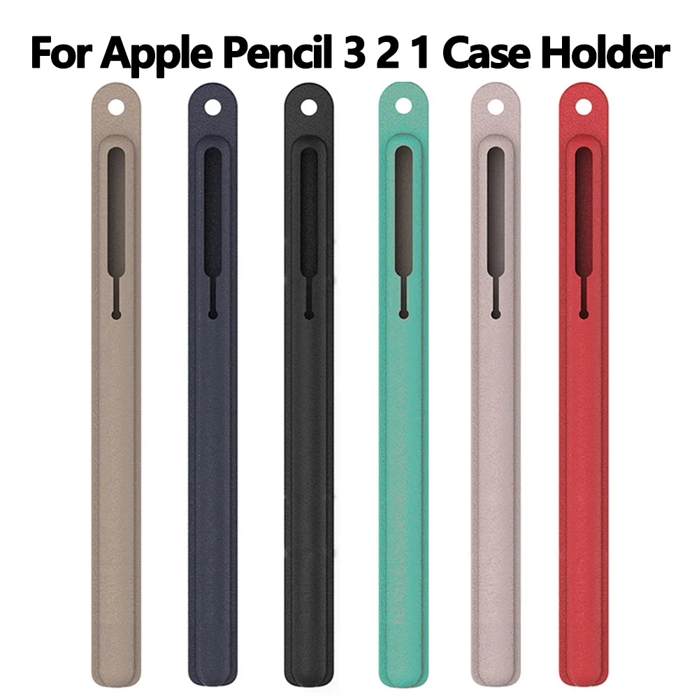 

Stylus Pen Cover For IPad Apple Pencil 3 2 1Case Holder Soft Leather Anti-scroll Pouch Cap Nib Cover Tablet Touch Pen Protective