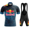 Red Bull Sportswear Mountain Cycling Clothing Uniform Jersey Men Men's Bike Shorts Man Mtb Pants 2024 Outfit Set Sports Team Bib 3
