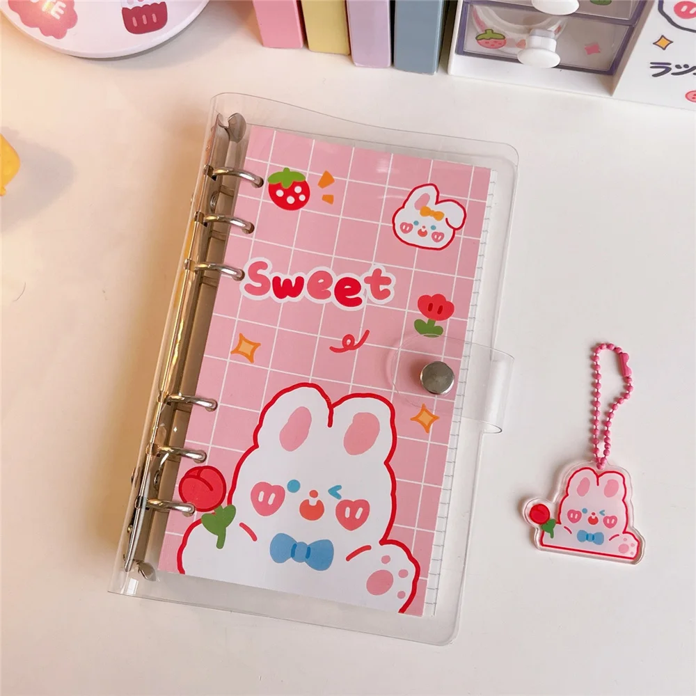 Cahier papier kawaii adt-scalp, classeur à spirale quotidien