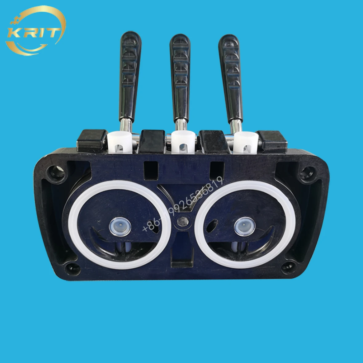 Ice Cream Machine Parts Complete Front Panel Spare Parts Black Valve Block For YKF Ice Cream Makers Soft Serve Machines Fittings With Handles And Caps