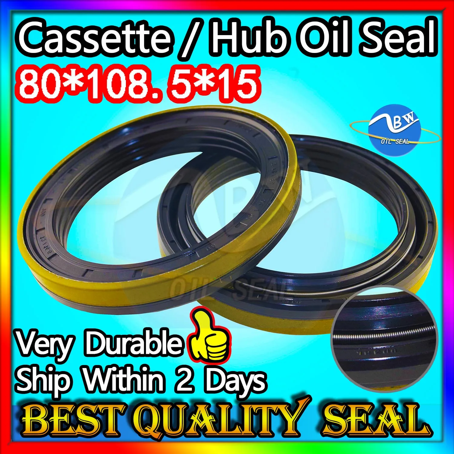 

Cassette Oil Seal 80*108.5*15 Hub Oil Sealing For Tractor Cat High Quality 80X108.5X15 Joystick Engine O-ring Cylinder BOOM