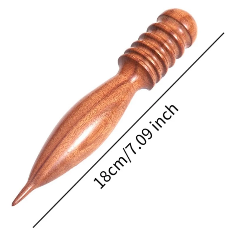 Leather Edge Polishing Tool A81M Professional Wood Multiuse Light-Weight Leather Burnishing Tool For DIY Project