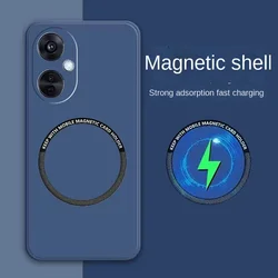 Premium Magnetic Wireless Charging Shockproof Soft Bumper Cover for ACE 3 (Treasure Blue)