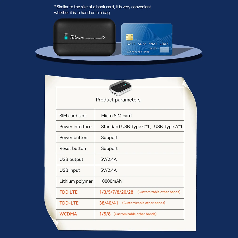 4G/5G Mobile WIFI Router 150Mbps 4G LTE Wireless Router With Sim Card Slot Portable Pocket MiFi Modem Car Mobile Wifi Hotspot - 5