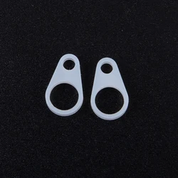 Premium Silicone Loops for Hearing Aid Clips - Anti - Lost Lanyard Rings, 1 Pair (7/9/11mm) (7mm)