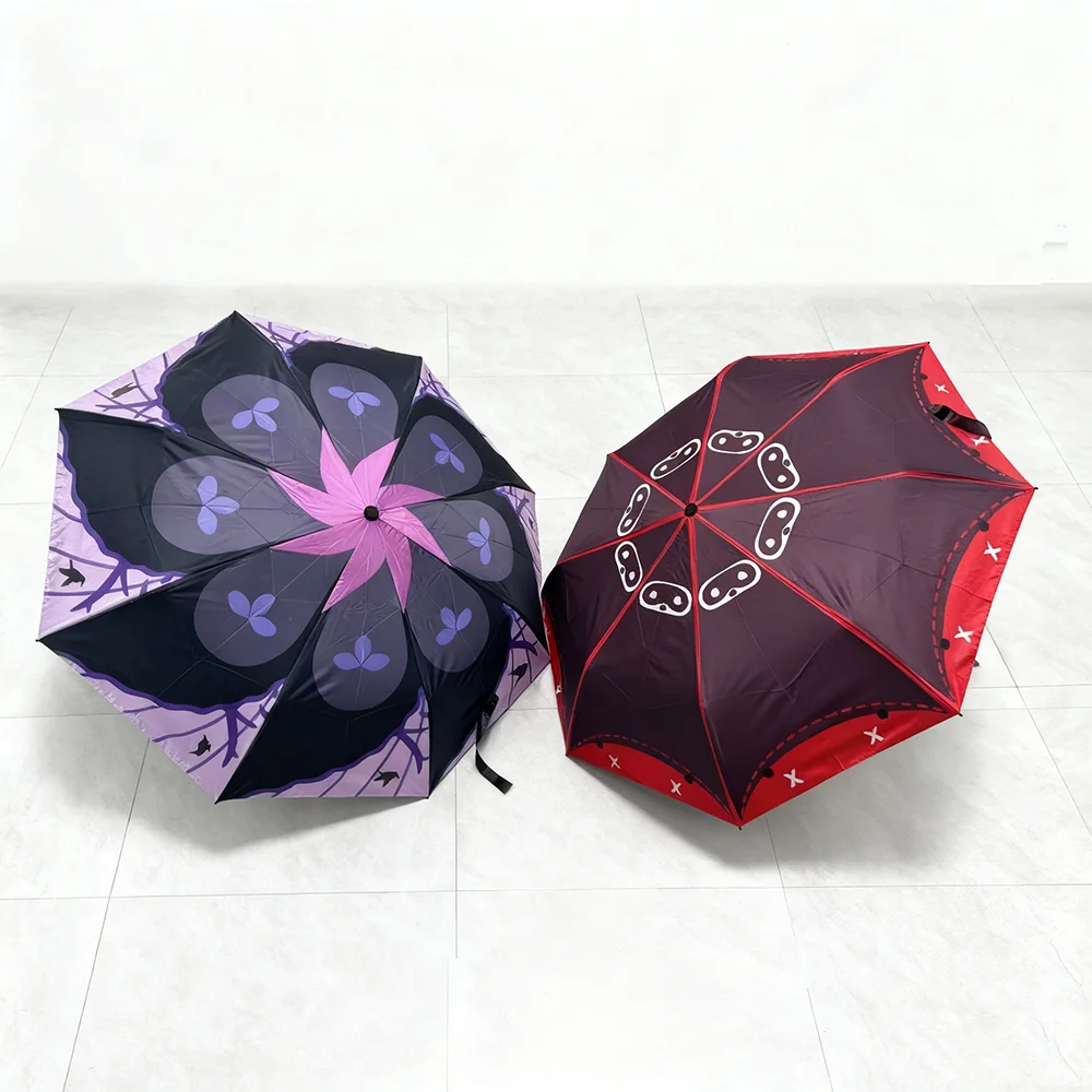 Zenless Zone Zero: Vivian Banshee And Ukinami Yuzuha | Foldable Sun Umbrella Cosplay 21 Zenless Zone Zero-Inspired Foldable Sun Umbrella for Halloween and Cosplay Events